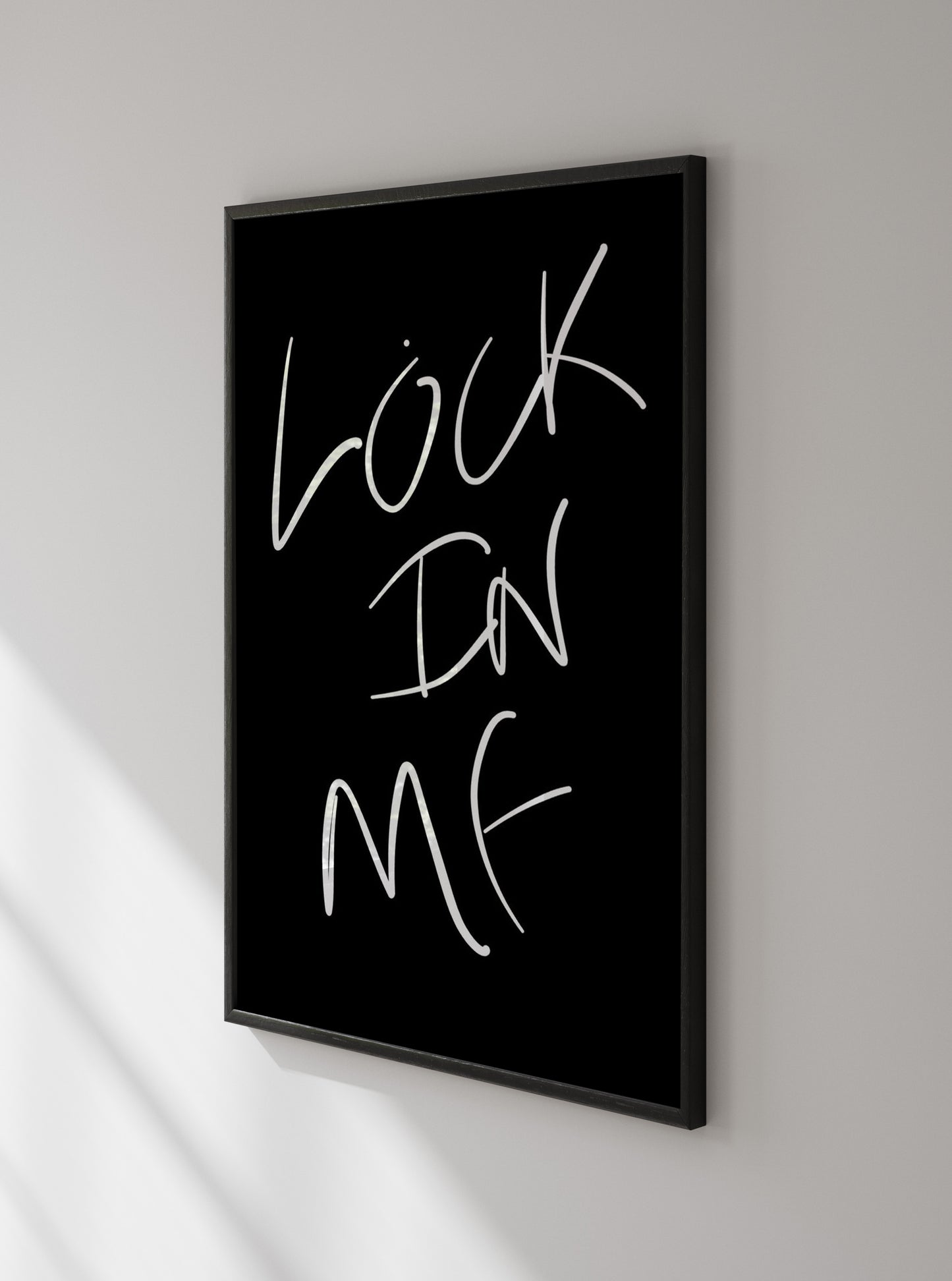 Lock'd in.