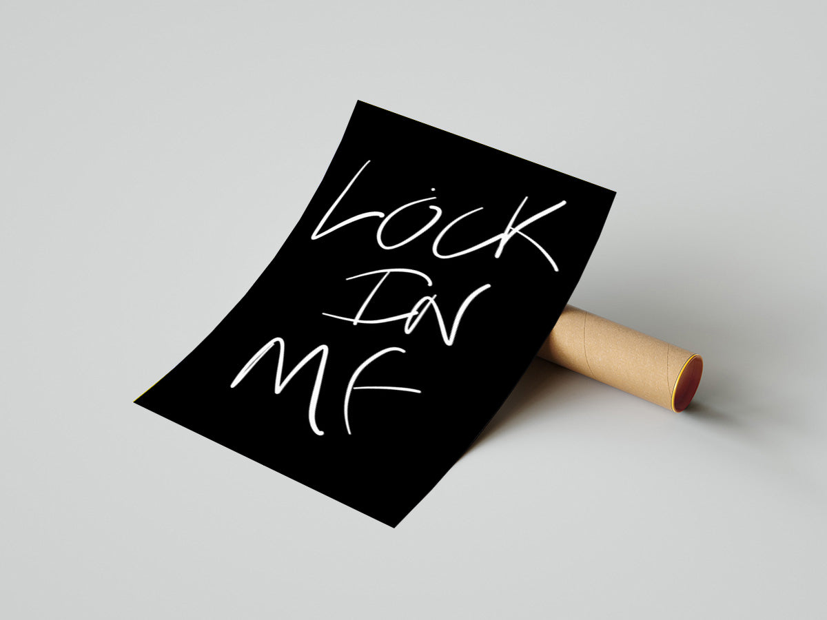 Lock'd in.