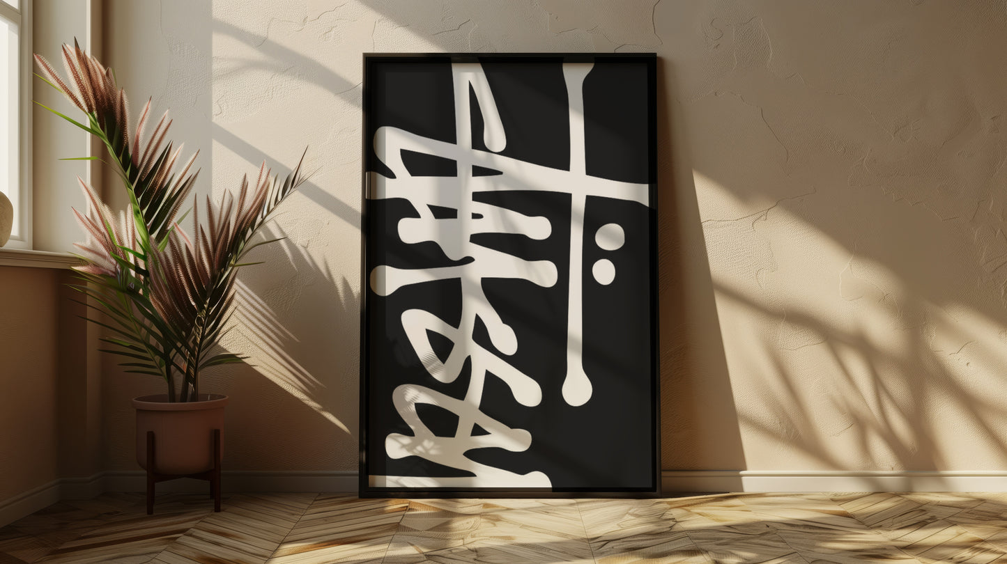Stussy BLCK/WHT