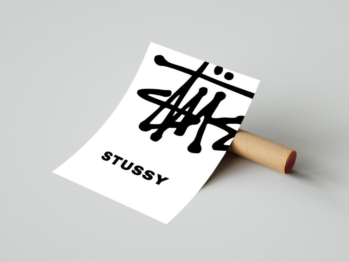 Stussy WHT/BLK