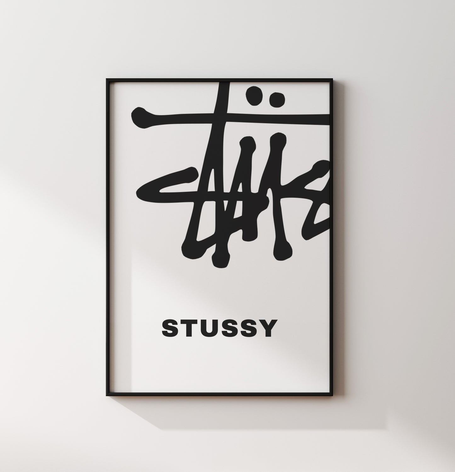 Stussy WHT/BLK