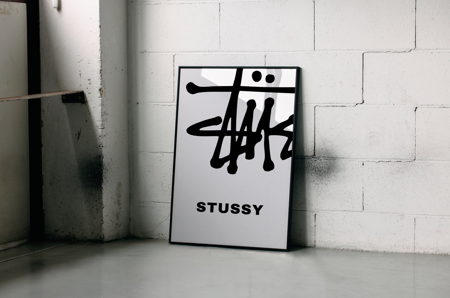 Stussy WHT/BLK