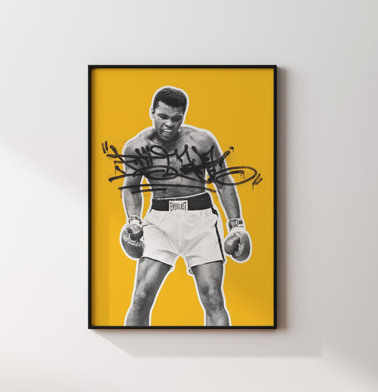 Ali Signed Poster