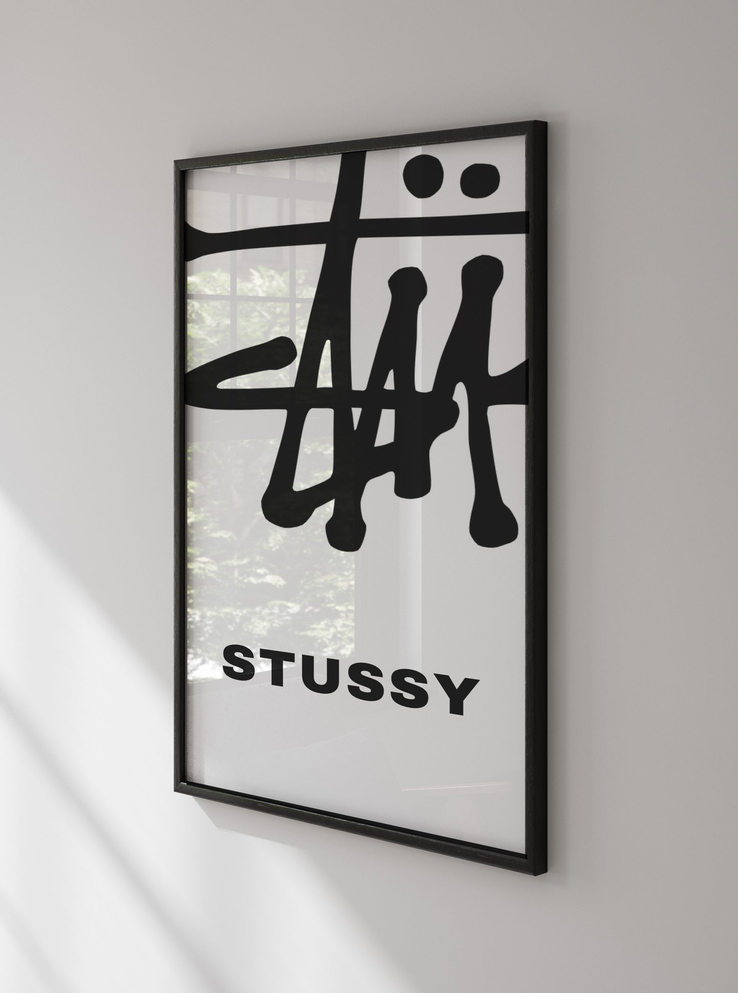 Stussy WHT/BLK